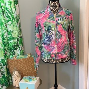 Lilly Pulitzer Full Zip Sweatshirt Jacket